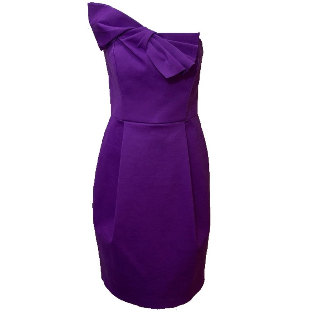 Deep Purple Strapless dress